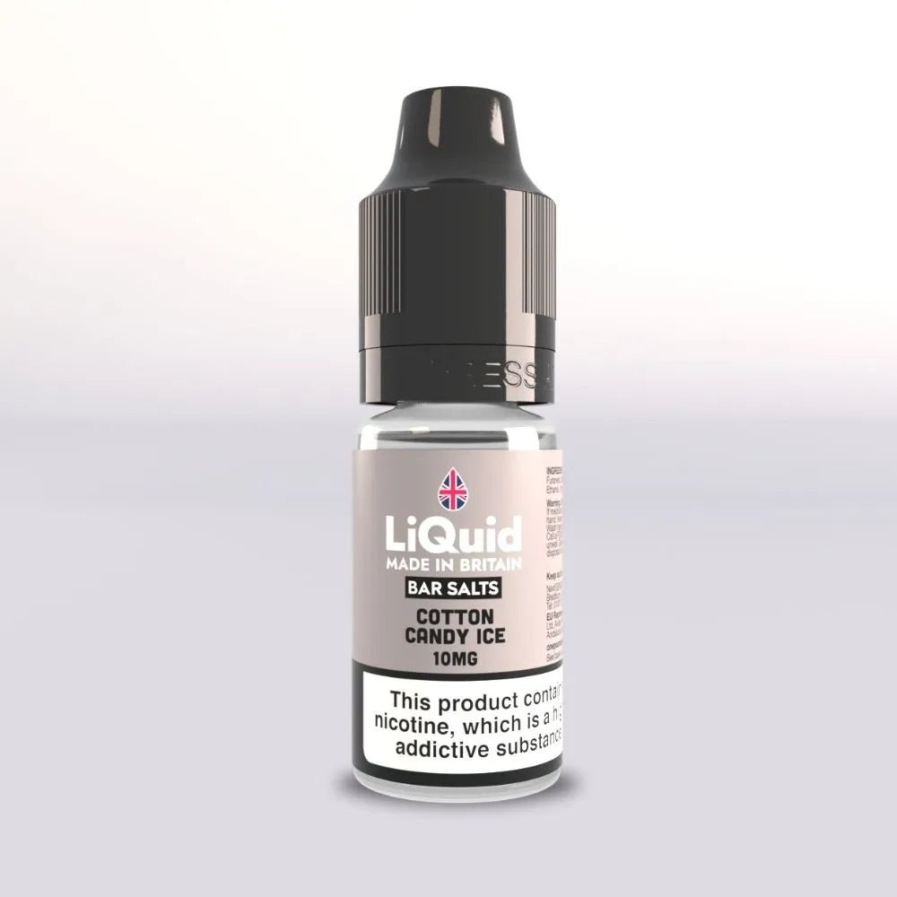 Cotton Candy Ice - Nicotine Salt Vape Juice Bar Salt LiQuid UK Made 10mg