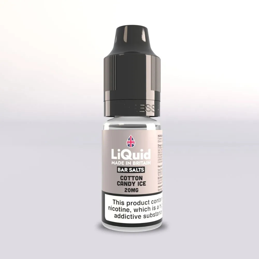 Cotton Candy Ice - Nicotine Salt Vape Juice Bar Salt LiQuid UK Made 20mg 