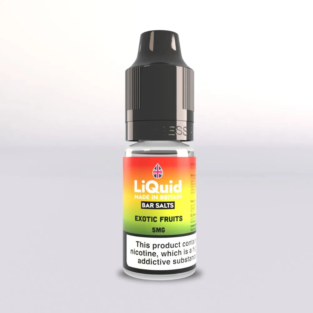 One Pound E-Liquid LiQuid Bar Salts 10ml bottle Exotic Fruits 5mg