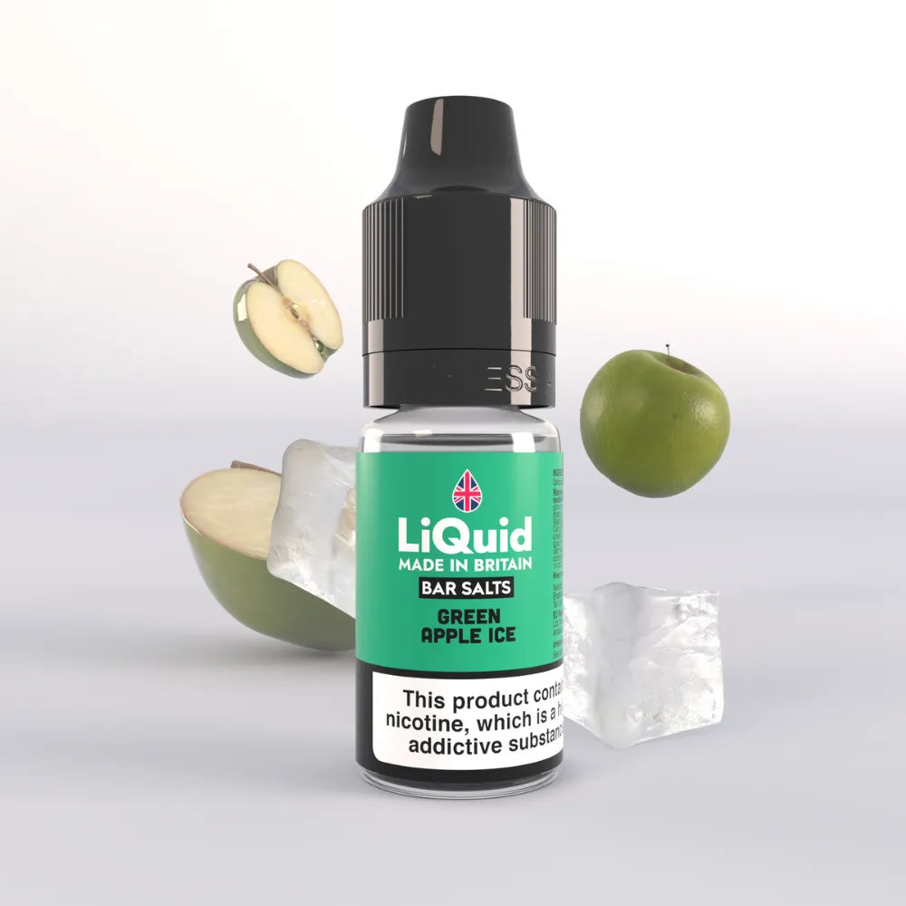LiQuid Bar Salts Vape Juice 10ml - Green Apple Ice