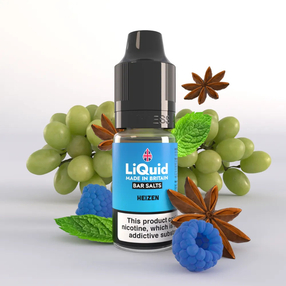 LiQuid Bar Salts Vape Juice 10ml - Heizen