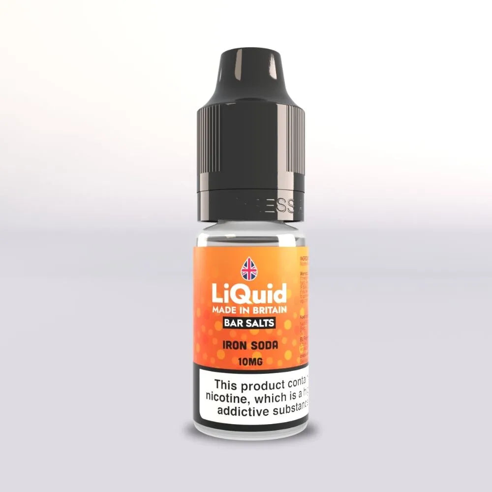 Iron Soda - Nicotine Salt Vape Juice Bar Salts LiQuid UK Made 10mg