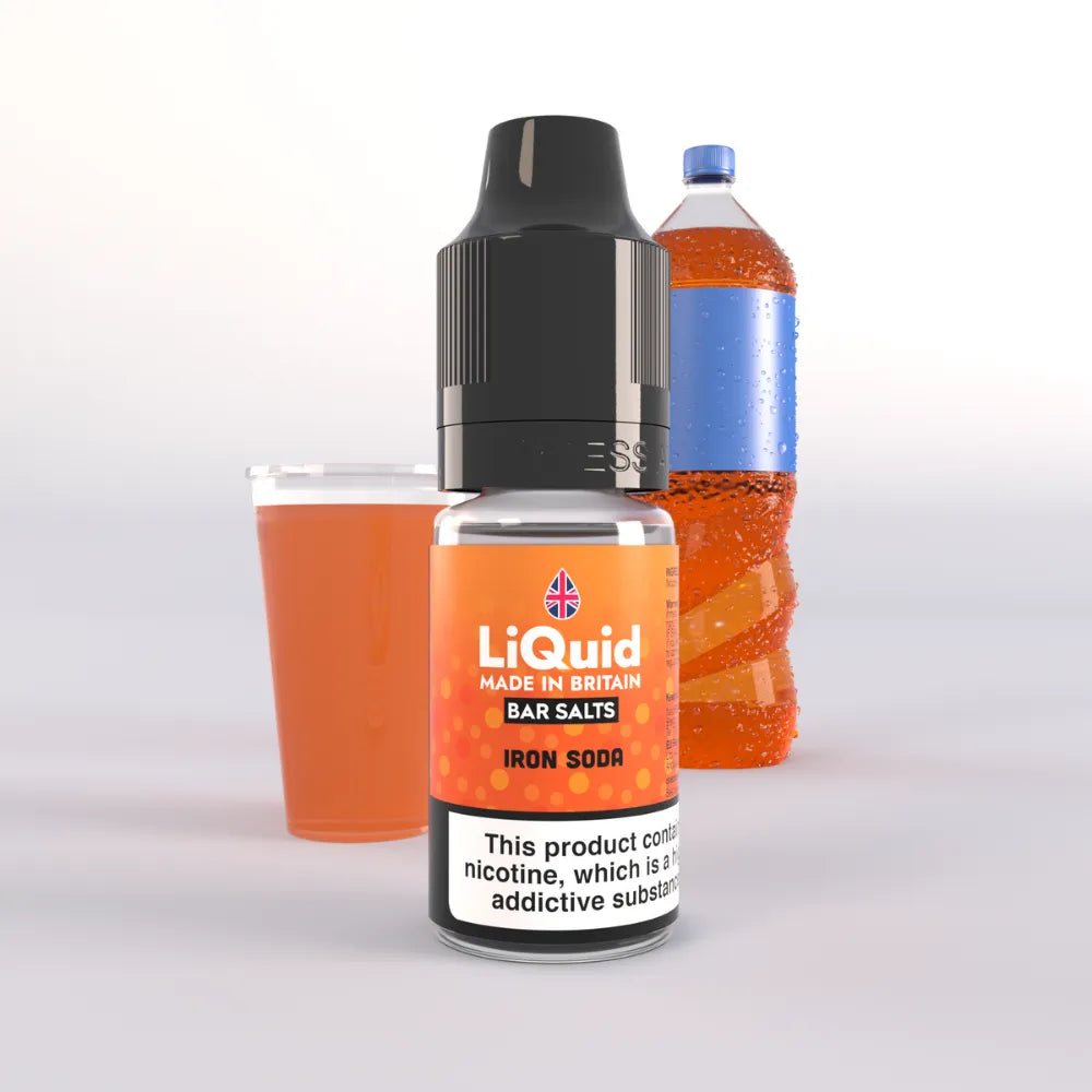 LiQuid Bar Salts Vape Juice 10ml - Iron Soda