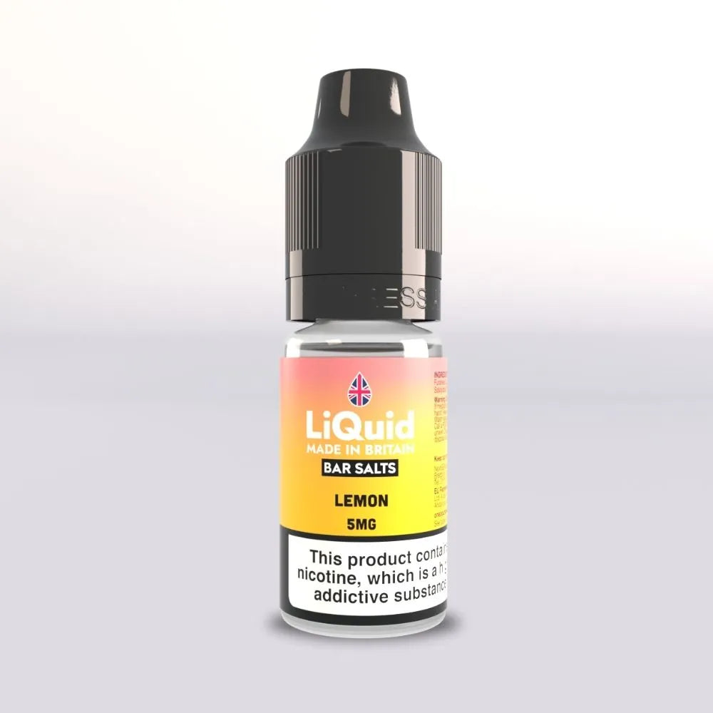 Lemon - Nicotine Salt Vape Juice Bar Salts LiQuid UK Made 5mg