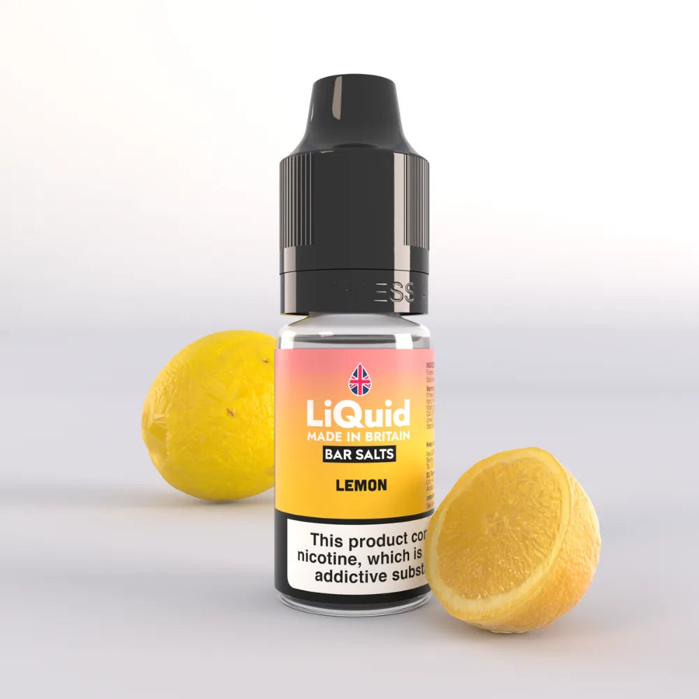 LiQuid Bar Salts Vape Juice 10ml - Lemon