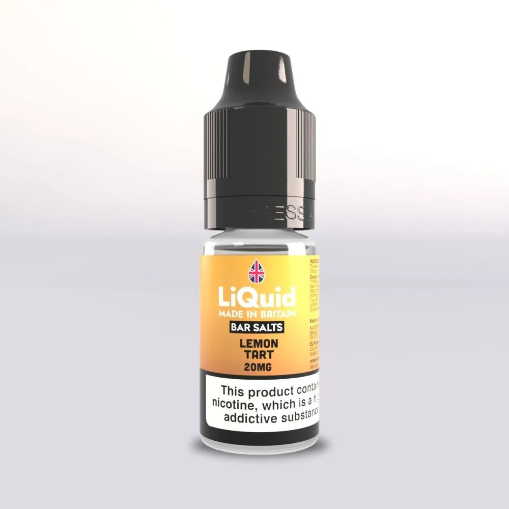 Lemon Tart - Nicotine Salt Vape Juice Bar Salts LiQuid UK Made 20mg 