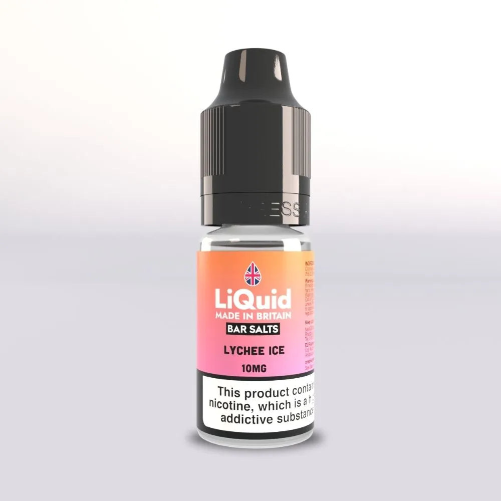 Lychee Ice - Nicotine Salt Vape Juice Bar Salts LiQuid UK Made 10mg