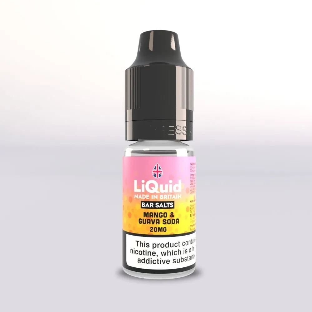 Mango & Guava Soda - Nicotine Salt Vape Juice Bar Salts LiQuid UK Made 20mg