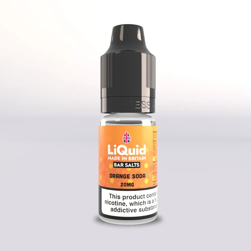 Orange Soda - Nicotine Salt Vape Juice Bar Salts LiQuid UK Made 20mg