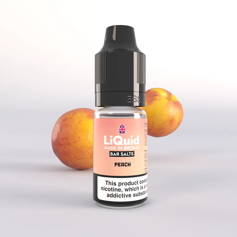 LiQuid Bar Salts Vape Juice 10ml - Peach