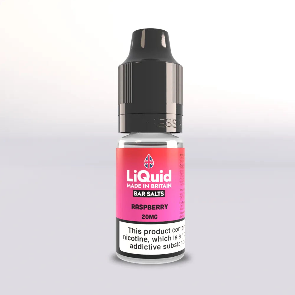 LiQuid Bar Salts Vape Juice 10ml - Raspberry - 20mg
