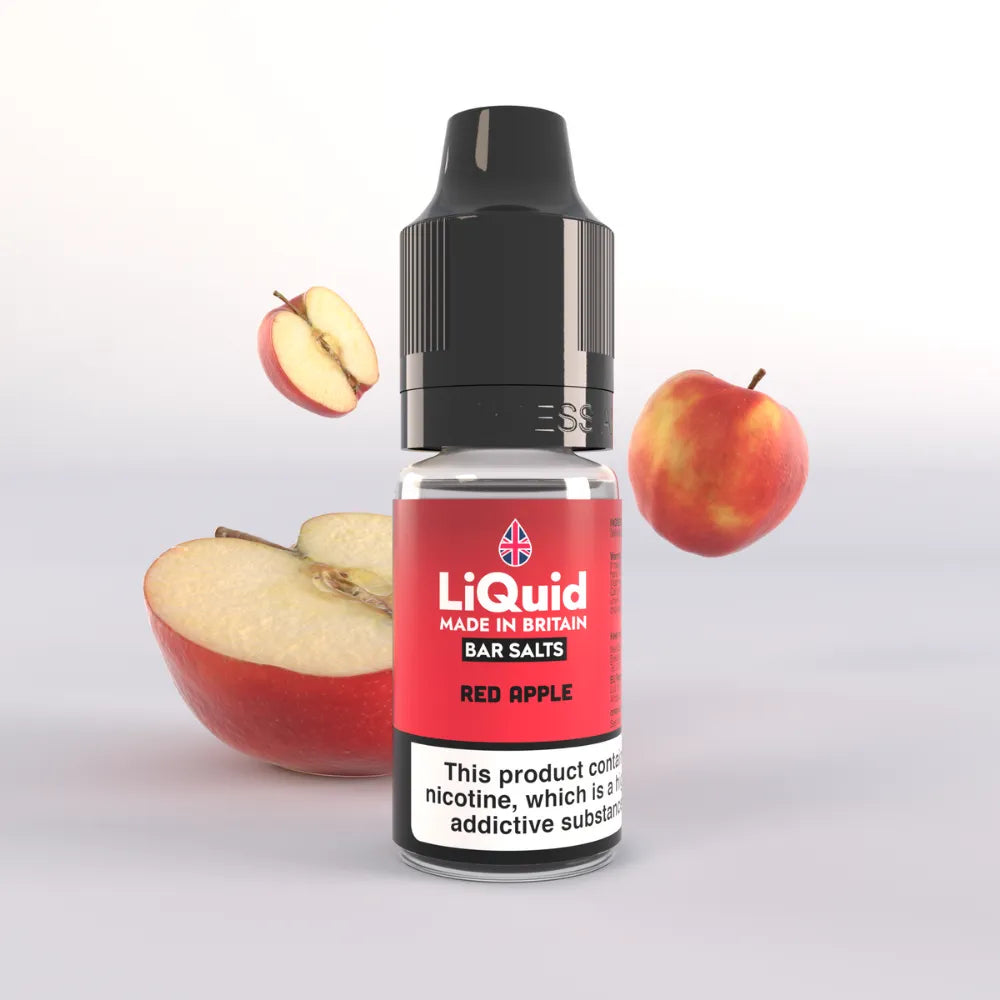 LiQuid Bar Salts Vape Juice 10ml - Red Apple