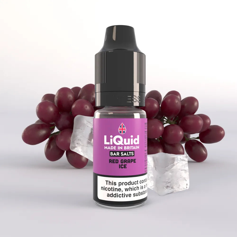 LiQuid Bar Salts Vape Juice 10ml - Red Grape Ice