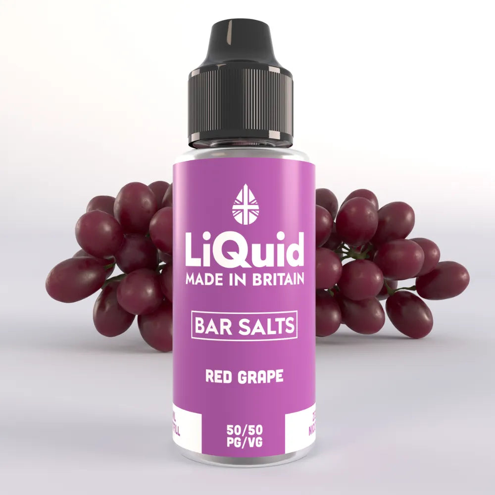 LiQuid Red Grape Bar Salts Shortfill Vape Juice 100ml