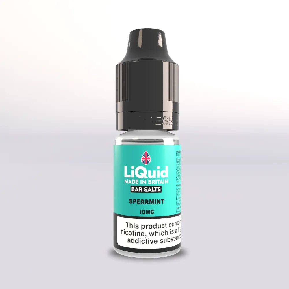 LiQuid Bar Salts Vape Juice 10ml - Spearmint 10mg