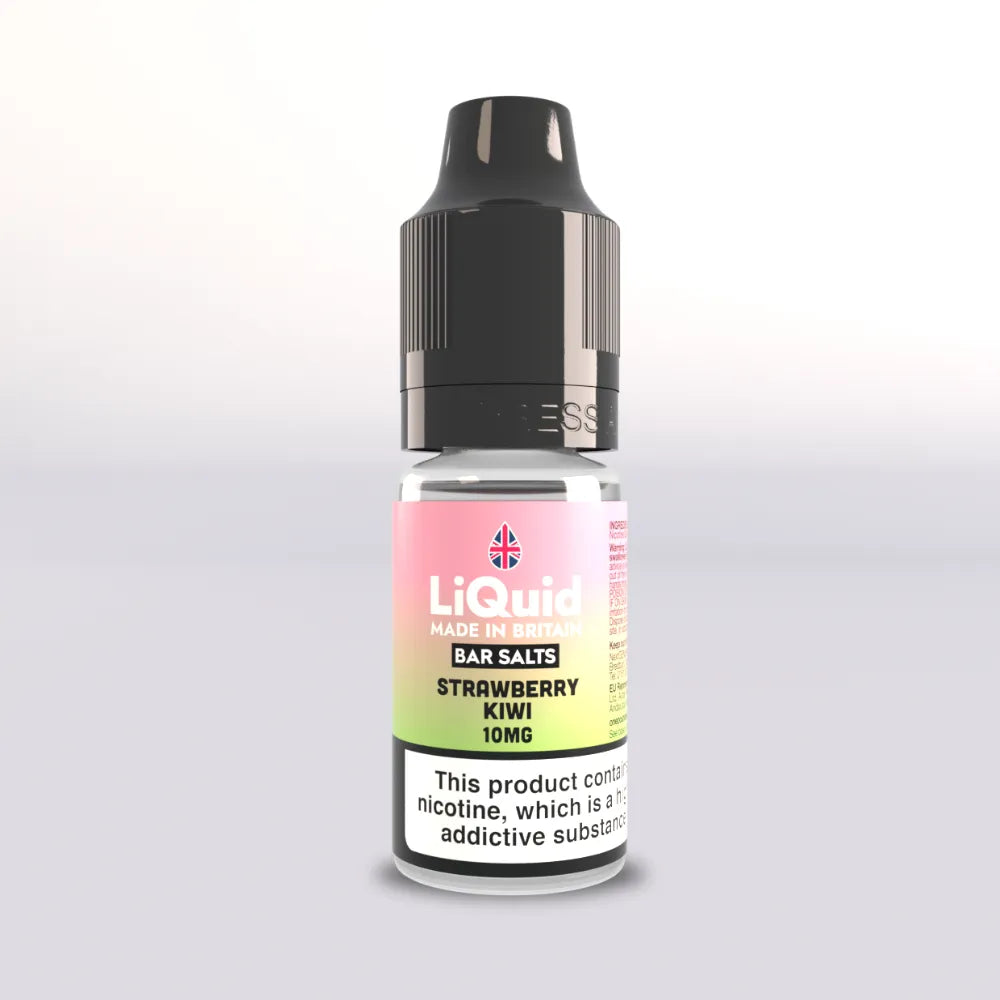 LiQuid Bar Salts Vape Juice 10ml - Strawberry Kiwi 10mg