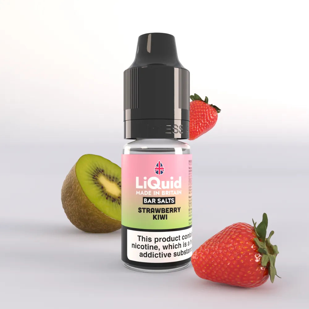 LiQuid Bar Salts Vape Juice 10ml - Strawberry Kiwi