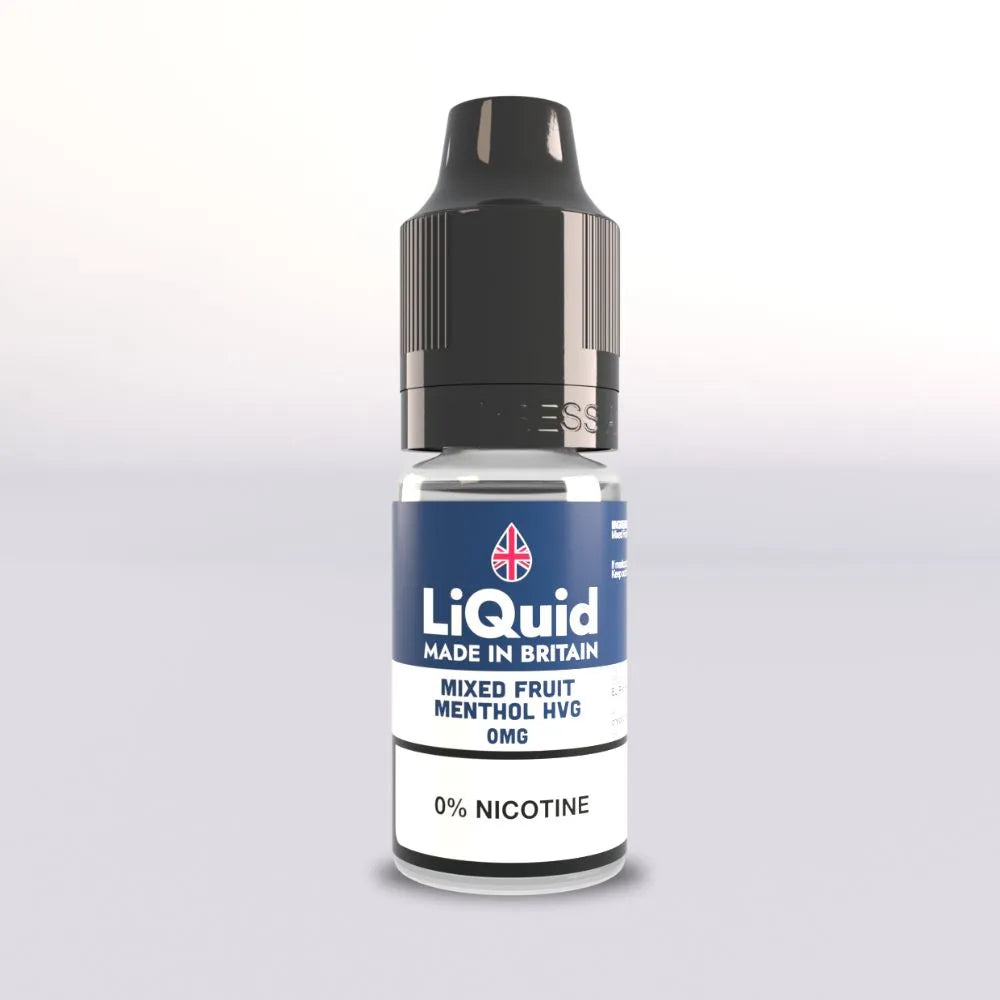 Mixed Fruit Menthol HVG Vape Juice LiQuid UK Made 0mg