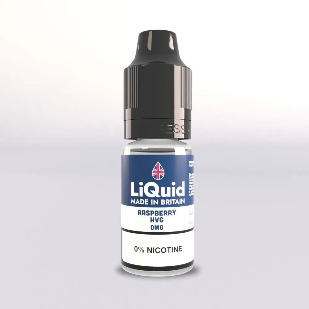 Raspberry HVG Vape Juice LiQuid UK Made 0mg