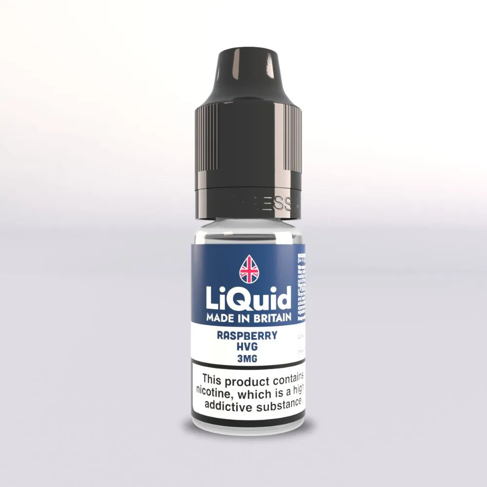 Raspberry HVG Vape Juice LiQuid UK Made 3mg