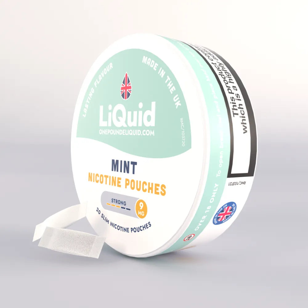 LiQuid Mint Nicotine Pouches - 9mg