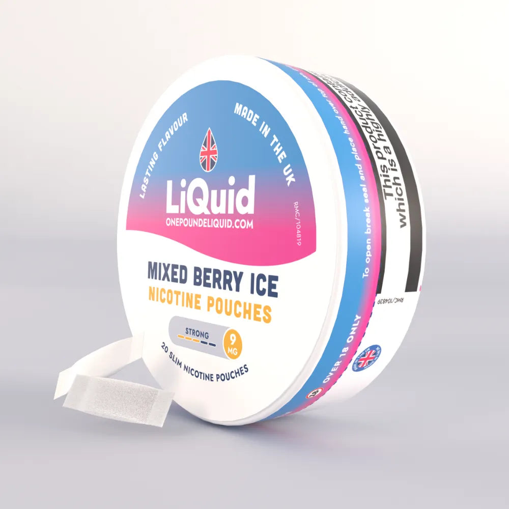 LiQuid Mixed Berry Ice Nicotine Pouches - 9mg