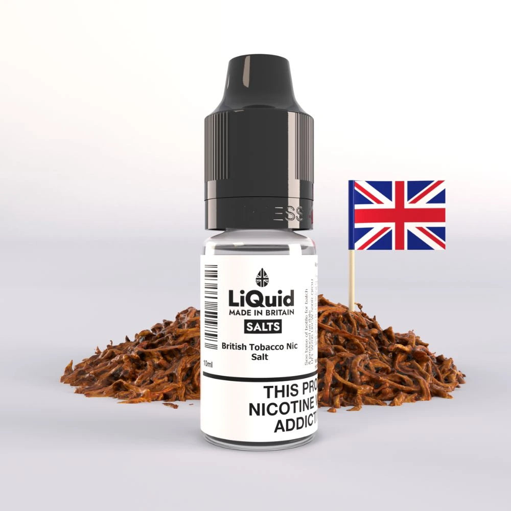 LiQuid Nic Salts British Tobacco LiQuid UK Made 