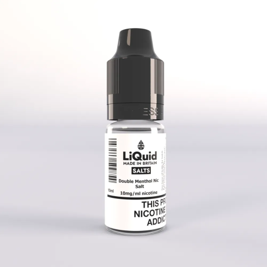 Double Menthol Original Nic Salt 10mg LiQuid UK Made 10ml