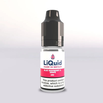 
Blue Raspberry & Grape Vape Juice LiQuid UK Made 6mg