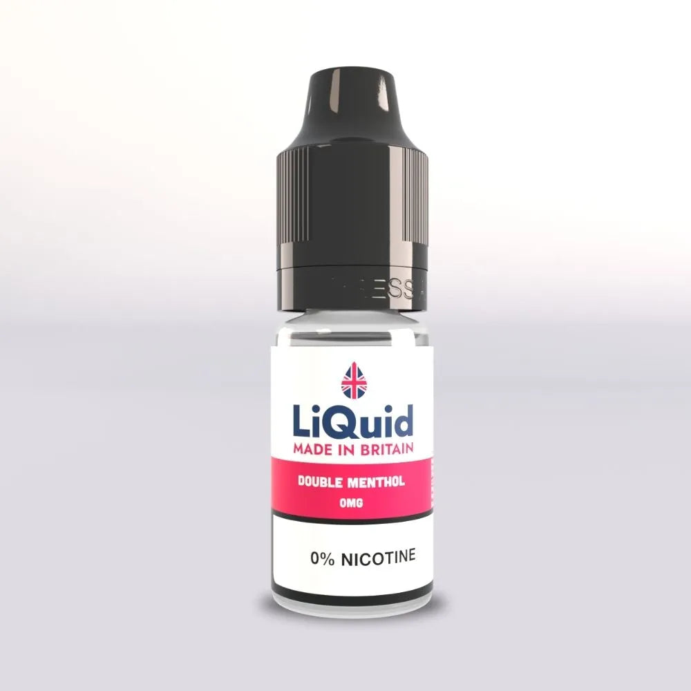 Double Menthol Vape Juice LiQuid UK Made 0mg 
