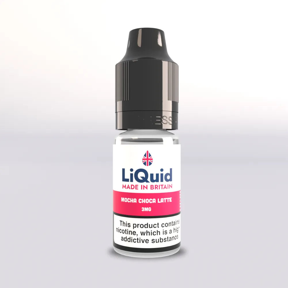 LiQuid £1 Freebase Vape Juice - Mocha Choca Latte - 3mg