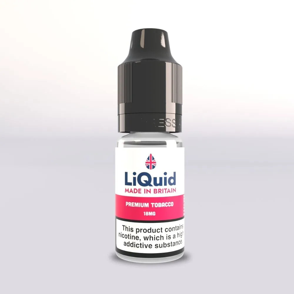 Premium Tobacco Vape Juice LiQuid UK Made 18mg