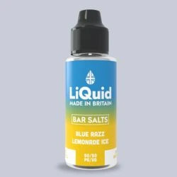 LiQuid Cheap Shortfill Vape Juice & E-Liquid Blue Razz Lemonade Ice Onepoundeliquid.com
