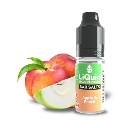 Apple and Peach Bar Salts vape juice by LiQuid