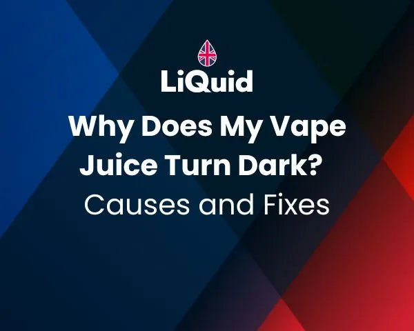 Why Does My Vape Juice Turn Dark? LiQuid title optimised for mobile