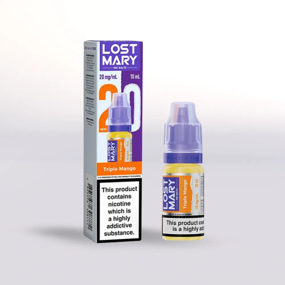 Lost Mary Triple Mango Nicotine Salt Vape Juice - 20mg