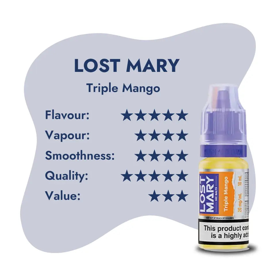 Lost Mary Triple Mango rating