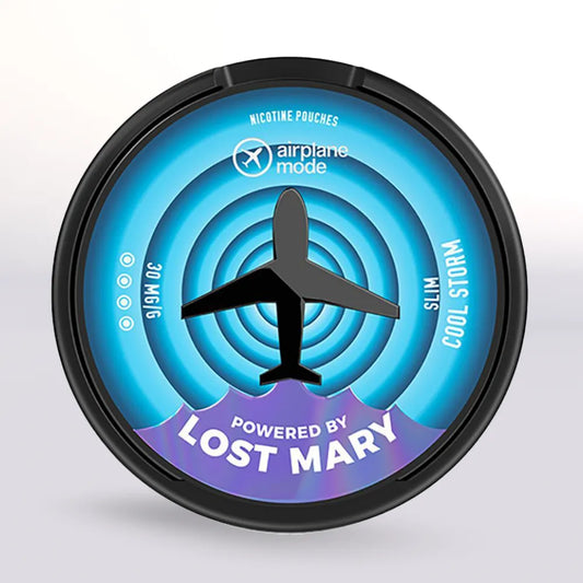 
Lost Mary Airplane Mode Cool Storm Nicotine Pouches 9mg