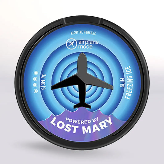 
Lost Mary Airplane Mode Freezing Ice Nicotine Pouches 9mg