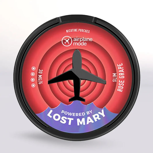 
Lost Mary Airplane Mode Rose Grape Nicotine Pouches 9mg