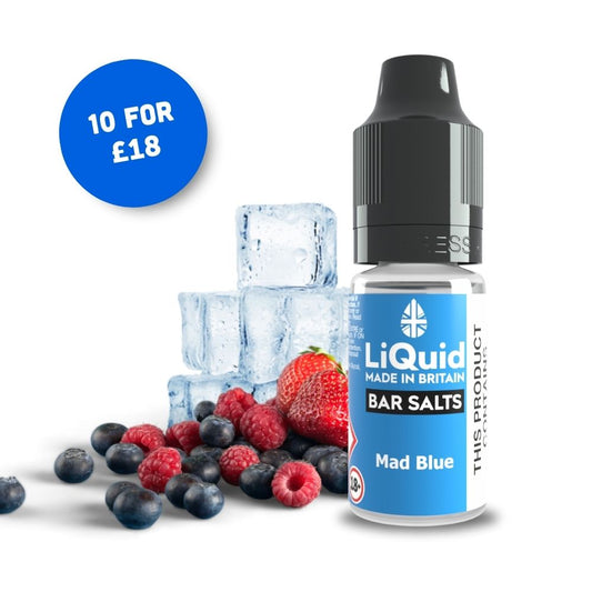 
Mad Blue Bar Salts Nic Salt Vape Juice