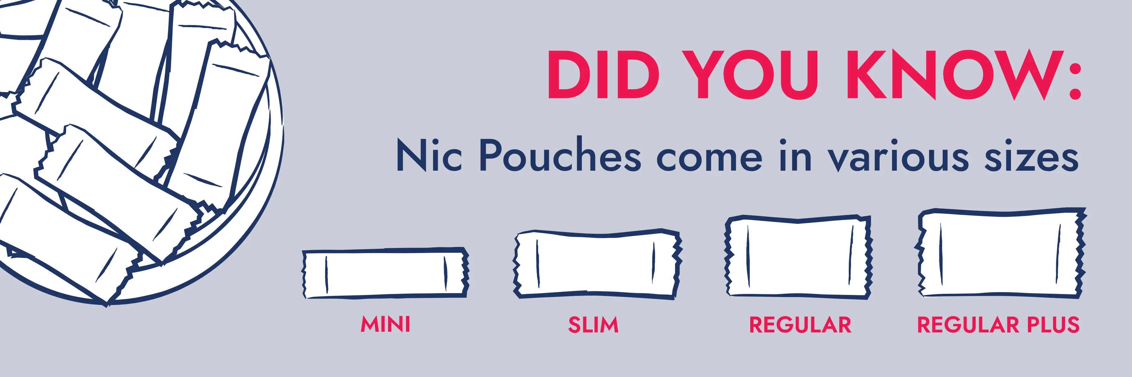 Nicotine Pouch Size Options