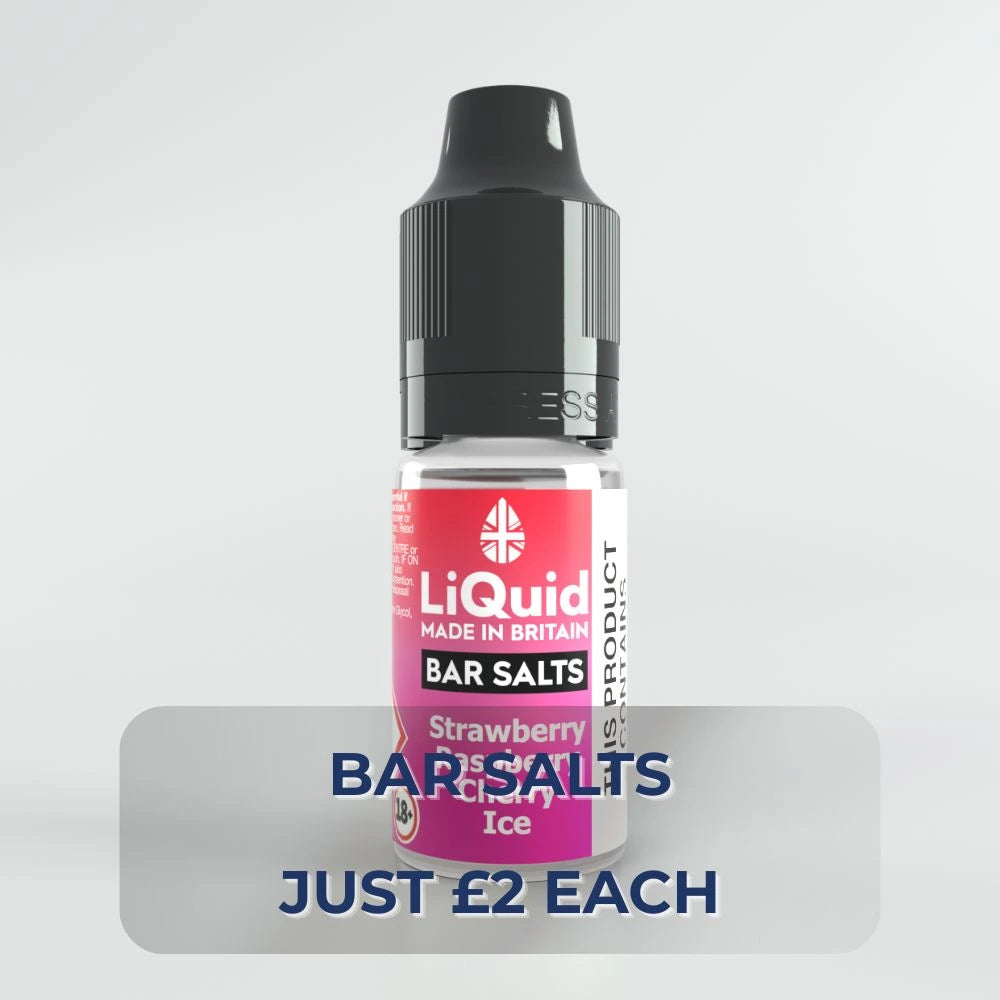 Nic Salt and Bar Salt E-Liquid Onepoundeliquid.com Strawberry Raspberry Cherry Ice 