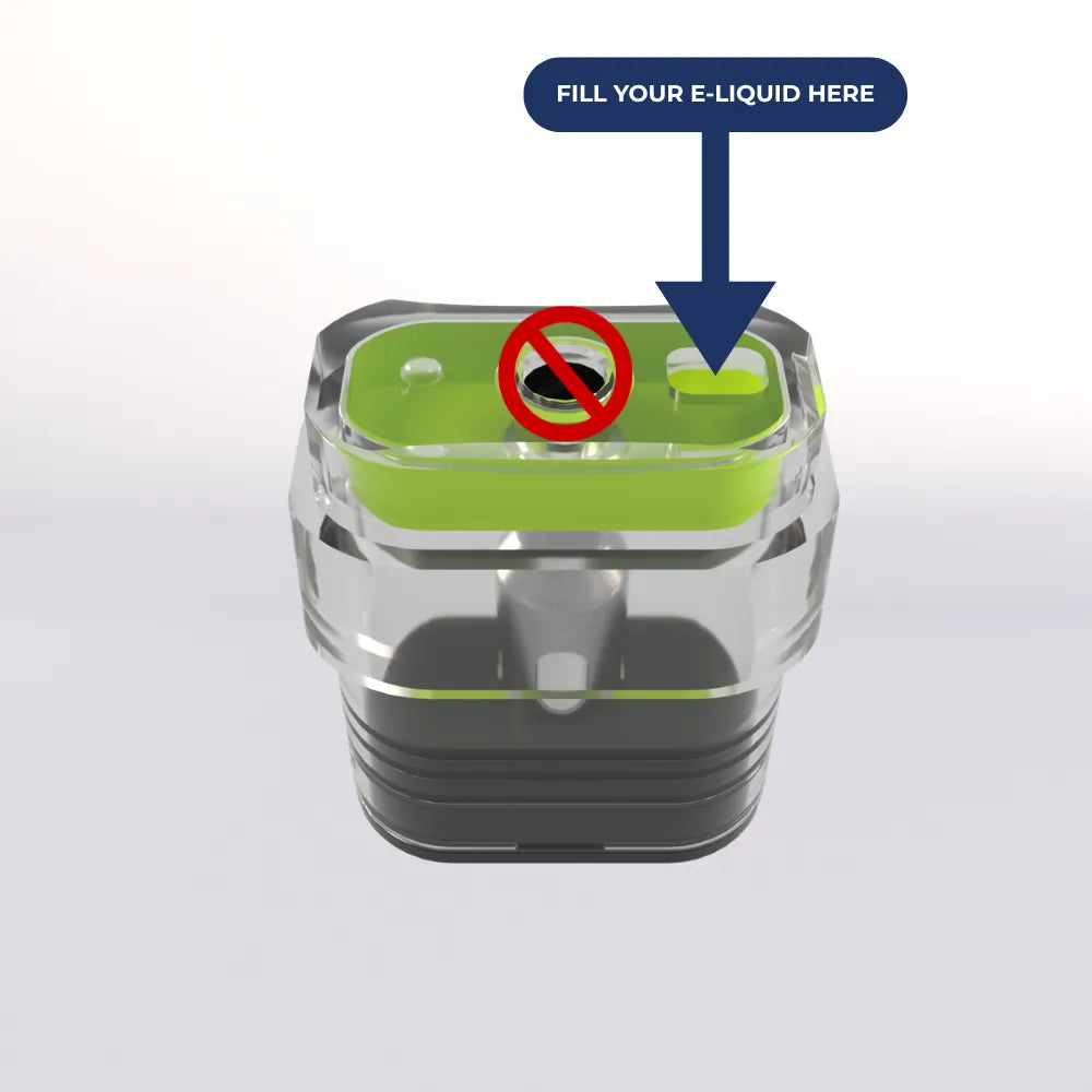 OPEL Pod - How To Fill - Step 2 - Fill with E-Liquid