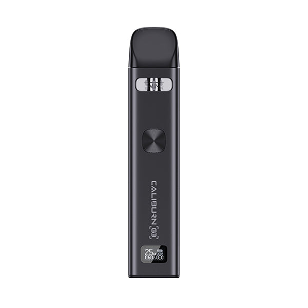 Uwell Caliburn G3 Pod Vape Kit Black Pod Vape Kit Online One Pound E-Liquid UK Based Starter Vape Kit
