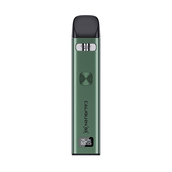 
Uwell Caliburn G3 Pod Vape Kit Green Pod Vape Kit Online One Pound E-Liquid UK Based Starter Vape Kit