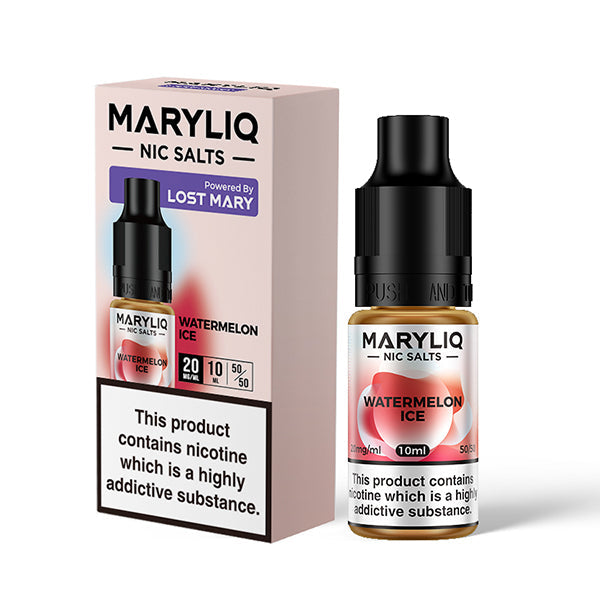 
OPTIMIZE_BACKUP_PRODUCT_Watermelon Ice Nic Salt E-Liquid in a 10ml bottle
