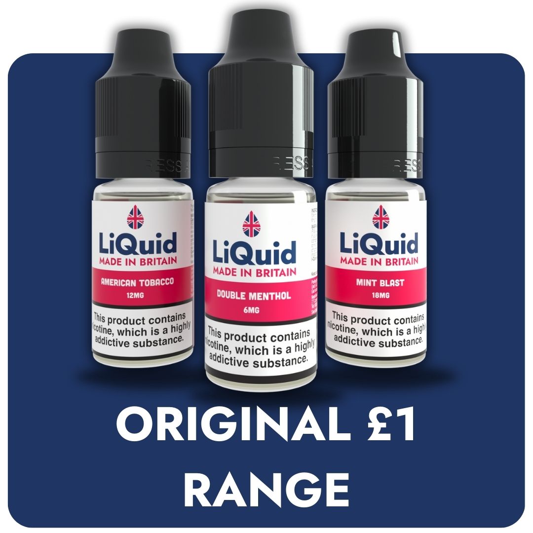 Original £1 Range Vape Liquids 