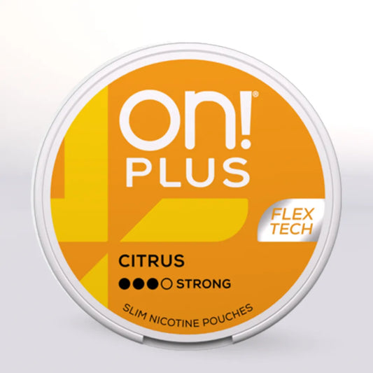 
On! Plus Citrus Nicotine Pouches 9mg