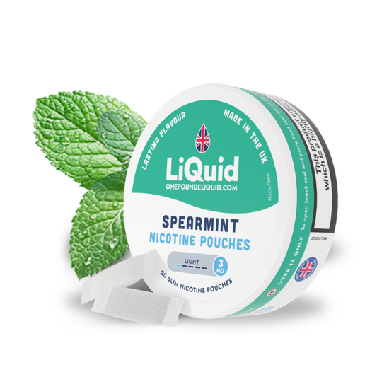 
Spearmint Nicotine Pouches by LiQuid 3mg